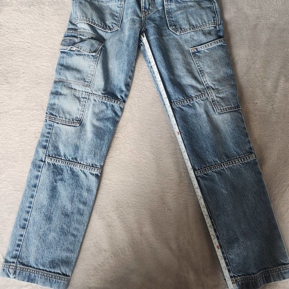 SLVRLAKE Savior High RiseCargo Jeans Size 26 - Picture 10 of 16